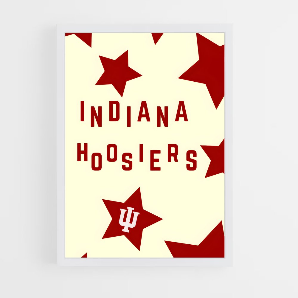 Poster Hoosier Stars – affiche Basketball (vue 3)